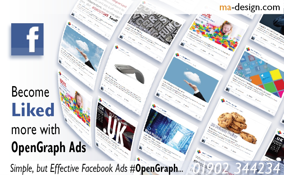 Our most recent Facebook OpenGraph Advert